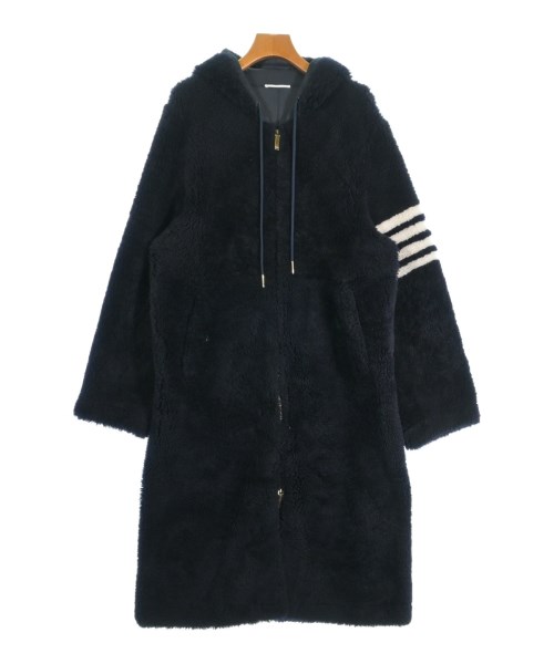 THOM BROWNE(トムブラウン)ムートンコート 黒 サイズ:0(XS位)/2200665174049