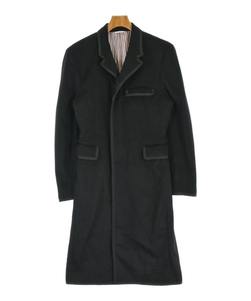 THOM BROWNE(トムブラウン)チェスターコート 黒 サイズ:1(S位)/2200670565078