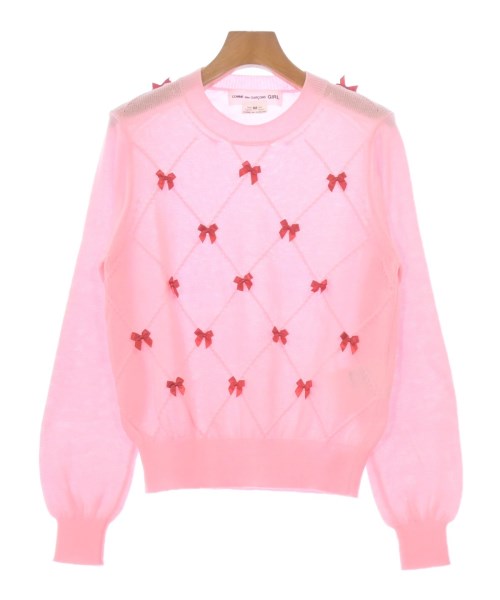 COMME des GARCONS GIRL(コムデギャルソンガール)ニット・セーター ピンク サイズ:M/2200620783279
