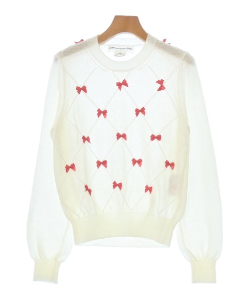 COMME des GARCONS GIRL(コムデギャルソンガール)ニット・セーター 白 サイズ:M/2200601138135
