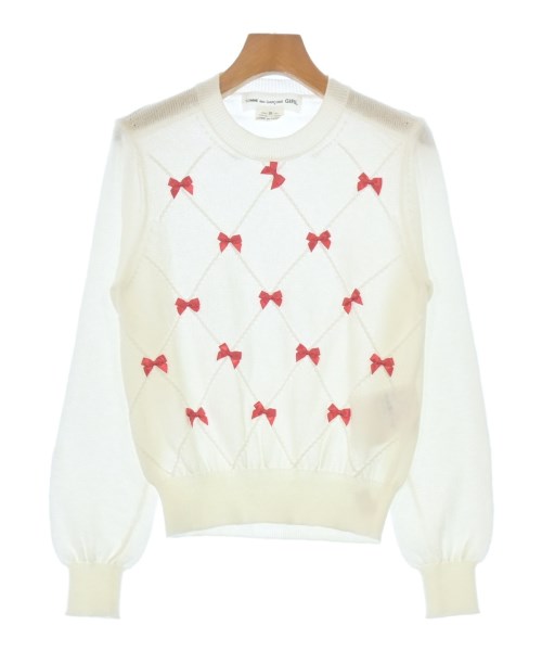 COMME des GARCONS GIRL(コムデギャルソンガール)ニット・セーター 白 サイズ:S/2200602399122