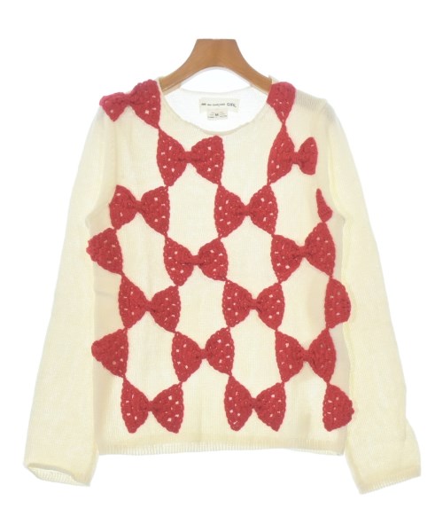 COMME des GARCONS GIRL(コムデギャルソンガール)ニット・セーター 白 サイズ:M/2200603121111