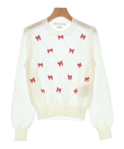 COMME des GARCONS GIRL(コムデギャルソンガール)ニット・セーター 白 サイズ:XS/2200604852069