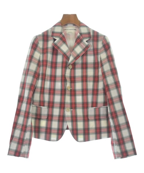 COMME des GARCONS GIRL(コムデギャルソンガール)テーラードジャケット 白 サイズ:S/2200696133022