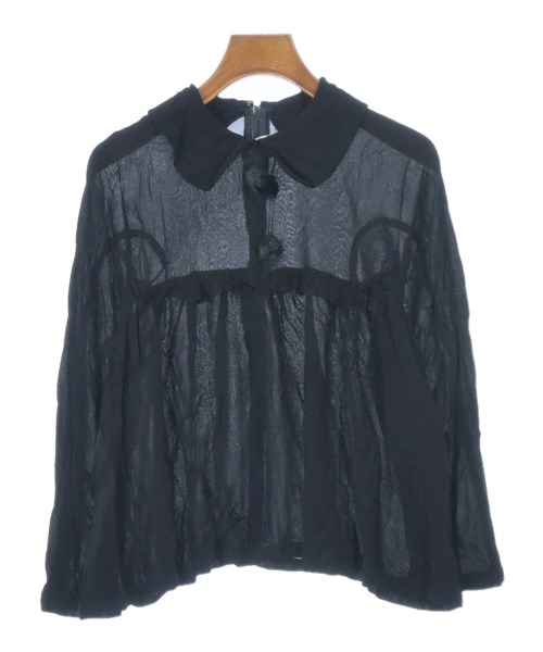 COMME des GARCONS GIRL(コムデギャルソンガール)ブラウス 紺 サイズ:XS/2200690634044