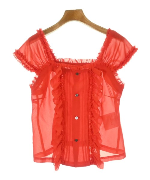 COMME des GARCONS GIRL(コムデギャルソンガール)ブラウス 赤 サイズ:S/2200683182057