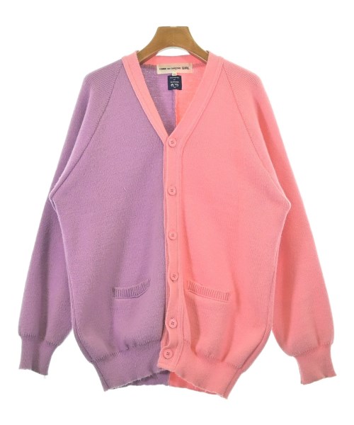COMME des GARCONS GIRL(コムデギャルソンガール)カーディガン ピンク サイズ:M/2200684702018