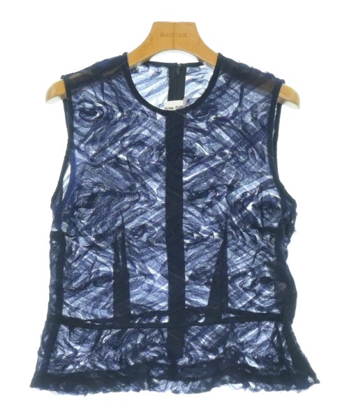 COMME des GARCONS GIRL(コムデギャルソンガール)ブラウス 紺 サイズ:S/2200685084038