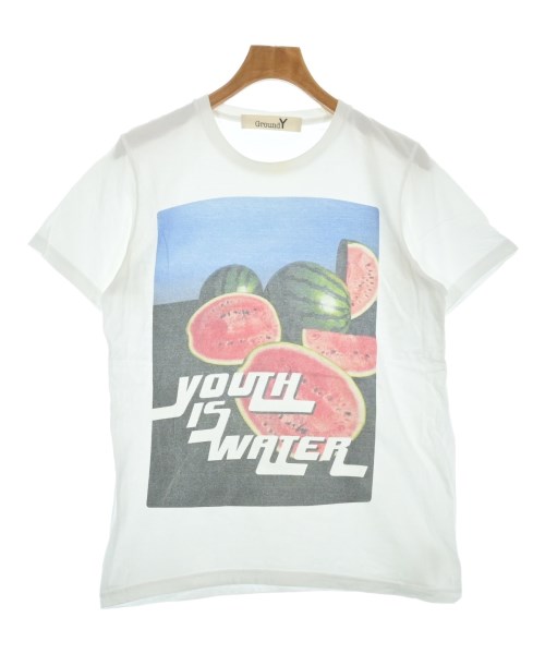 Ground Y(グラウンド　ワイ)Tシャツ・カットソー 白 サイズ:3(M位)/2200644442046