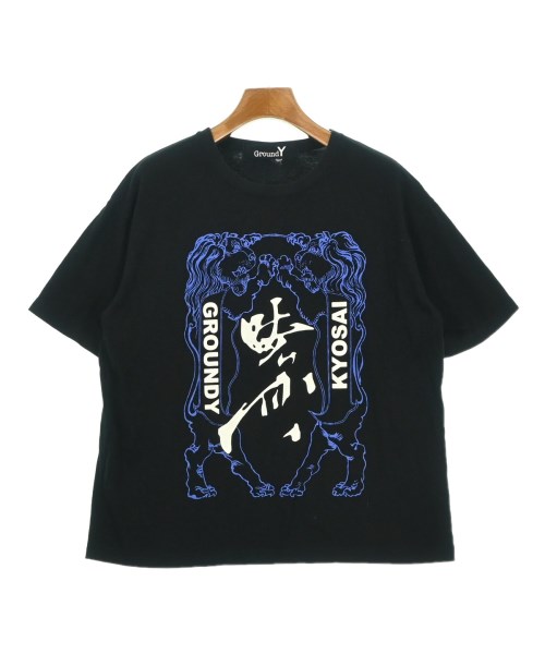 Ground Y(グラウンド　ワイ)Tシャツ・カットソー 黒 サイズ:1(XS位)/2200678371039