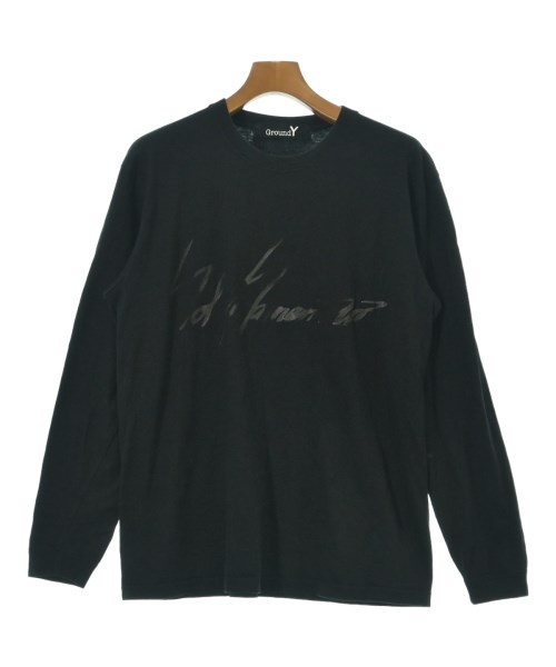 Ground Y(グラウンド　ワイ)Tシャツ・カットソー 黒 サイズ:3(M位)/2200680659026