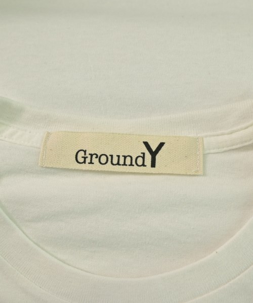 Ground Y（グラウンド　ワイ）Tシャツ・カットソー 白 サイズ:3(M位) メンズ/2200655212102