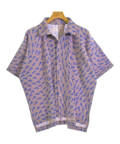 HOMME PLISSE(オムプリッセ)カジュアルシャツ 紫 サイズ:2(M位)/2200607595017