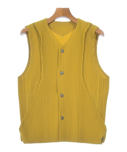 HOMME PLISSE(オムプリッセ)カジュアルシャツ 黄 サイズ:2(M位)/2200657948030