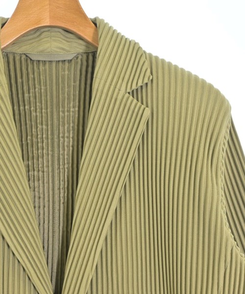 HOMME PLISSE（オムプリッセ）カジュアルジャケット カーキ サイズ:3(L位) メンズ/2200661740033