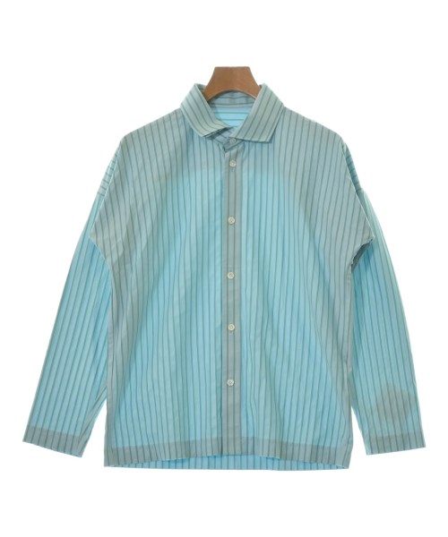 HOMME PLISSE(オムプリッセ)カジュアルシャツ 青 サイズ:2(M位)/2200651937023