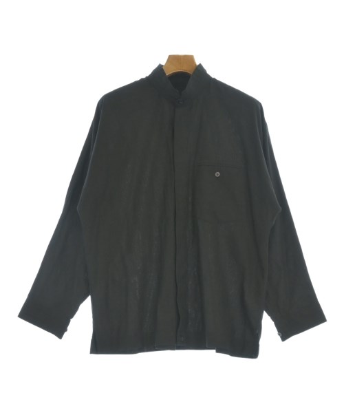 HOMME PLISSE(オムプリッセ)カジュアルシャツ 黒 サイズ:2(M位)/2200670240036