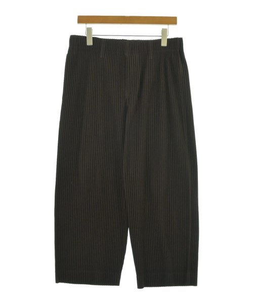 HOMME PLISSE(オムプリッセ)クロップドパンツ 茶 サイズ:3(L位)/2200683565027
