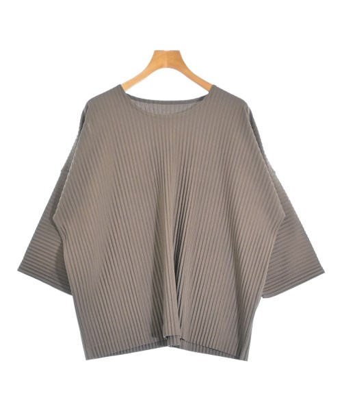 HOMME PLISSE(オムプリッセ)Tシャツ・カットソー 茶 サイズ:3(L位)/2200683964042