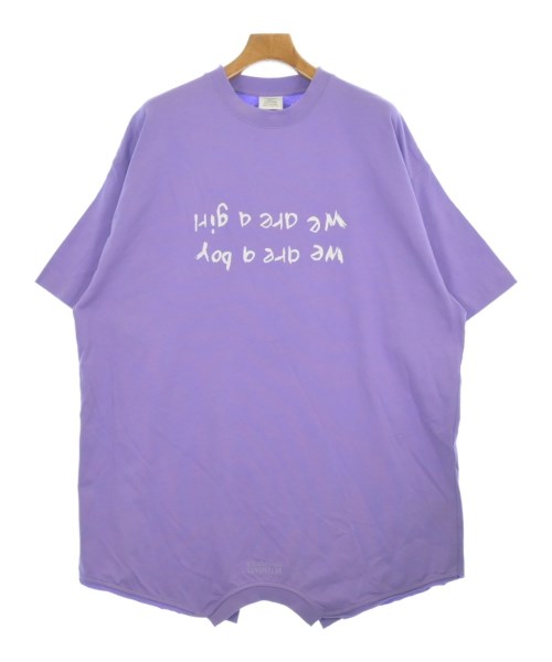 VETEMENTS(ヴェトモン)Tシャツ・カットソー 紫 サイズ:XS/2200702572043