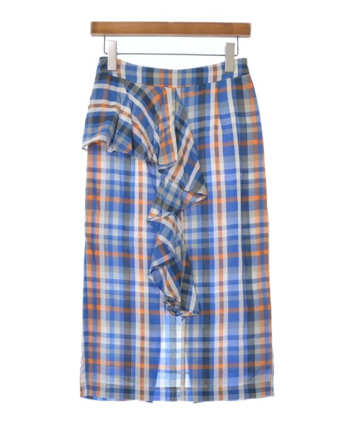 TELA(テラ)ロング・マキシ丈スカート 青 サイズ:40(M位)/2200640216054