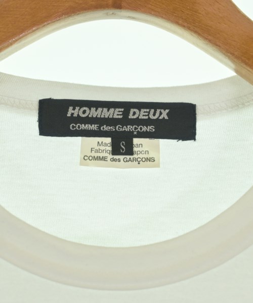 COMME des GARCONS HOMME DEUX（コムデギャルソンオムドゥ）Tシャツ・カットソー 白 サイズ:S メンズ/2200608751085