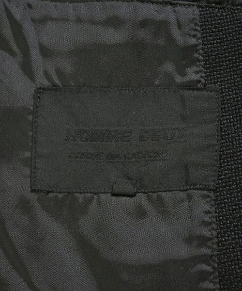 COMME des GARCONS HOMME DEUX（コムデギャルソンオムドゥ）カジュアルジャケット 黒 サイズ:XS メンズ/2200706486025