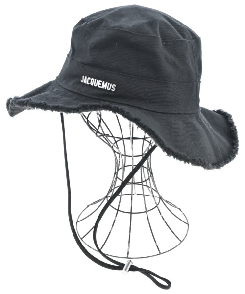 JACQUEMUS(ジャックムス)ハット 黒 サイズ:58cm/2200639371108