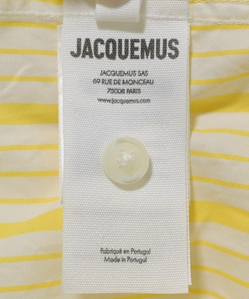 JACQUEMUS（ジャックムス）カジュアルシャツ 黄 サイズ:44(S位) メンズ/2200694480043