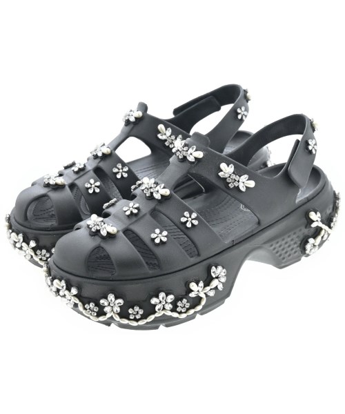 Simone Rocha(シモーネロシャ)サンダル 黒 サイズ:UK8(26.5cm位)/2200652990195