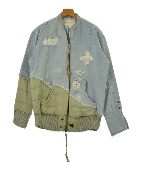 GREG LAUREN(グレッグローレン)デニムジャケット 青 サイズ:2(M位)/2200656264025