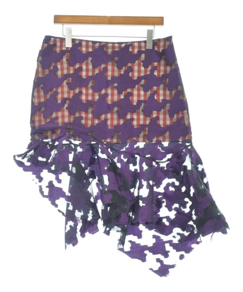 MARQUES' ALMEIDA(マルケス　アルメイダ)ロング・マキシ丈スカート 紫 サイズ:12(M位)/2200664321161