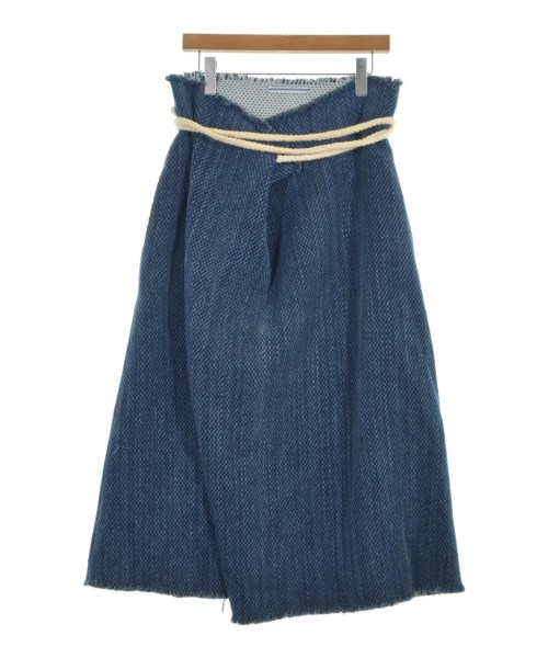 CristaSeya(クリスタセヤ)ひざ丈スカート 青 サイズ:S/2200567436078