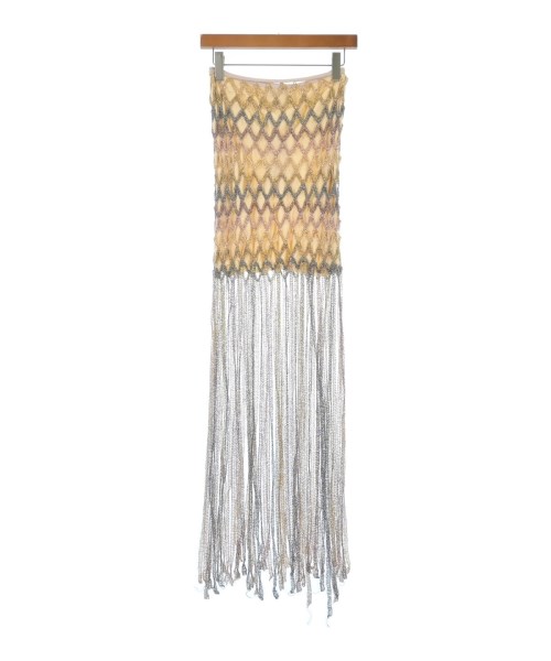 Rosetta Getty(ロゼッタ　ゲッティ)ロング・マキシ丈スカート 黄 サイズ:XS/S/2200623355053