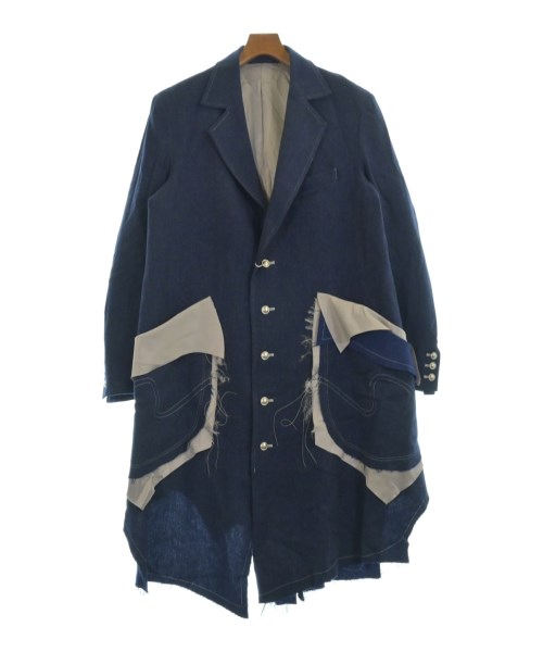 sulvam(サルバム)チェスターコート 青 サイズ:M/2200659985019