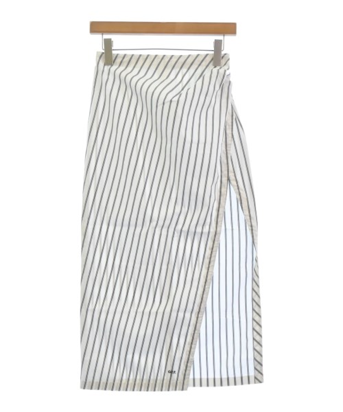 オフホワイト(OFF-WHITE)のOFF-WHITE ひざ丈スカート