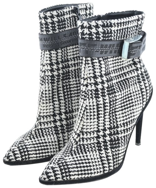 OFF-WHITE(オフホワイト)ブーツ 黒 サイズ:EU38(24.5cm位)/2200640516208