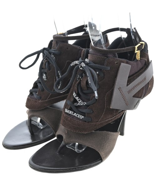 OFF-WHITE(オフホワイト)サンダル 茶 サイズ:-(24.5cm位)/2200666845016