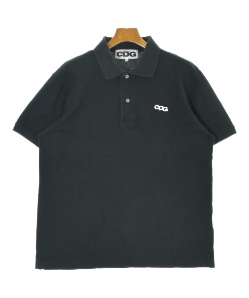 CDG(シーディージー)ポロシャツ 黒 サイズ:XL/2200702923029