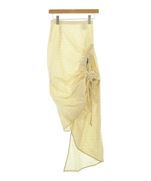 WALK OF SHAME(ウォークオブシェイム)ロング・マキシ丈スカート 白 サイズ:38(S位)/2200583490337