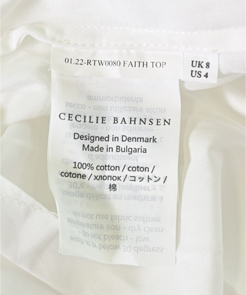 CECILIE BAHNSEN（セシリーバンセン）ブラウス 白 サイズ:8(S位) レディース/2200583490023