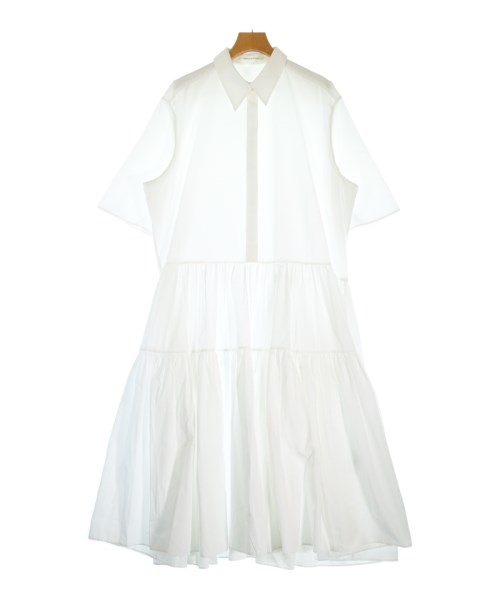 CECILIE BAHNSEN(セシリーバンセン)シャツワンピース 白 サイズ:14(L位)/2200656355099