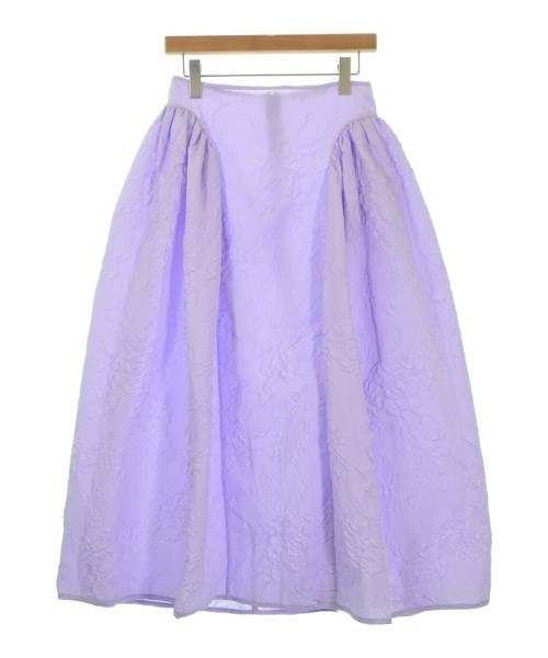 CECILIE BAHNSEN(セシリーバンセン)ロング・マキシ丈スカート 紫 サイズ:UK8(S位)/2200652000030