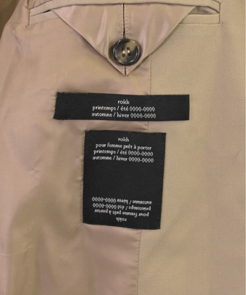 rokh（ロク）トレンチコート ベージュ サイズ:36(S位) レディース/2200514453028
