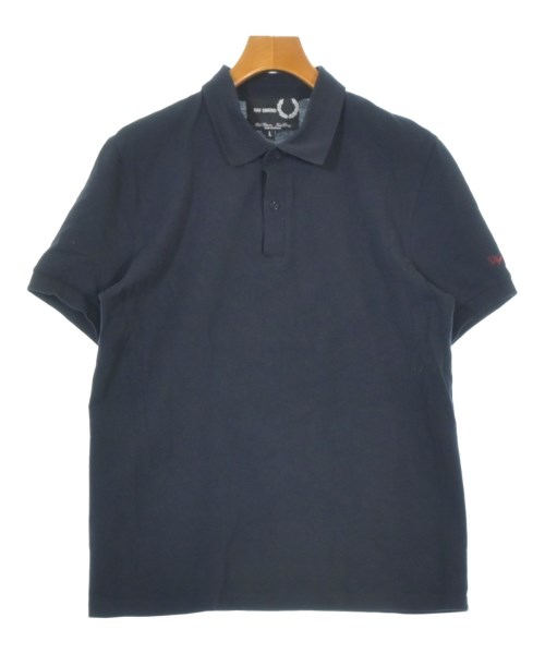 RAF SIMONS(ラフシモンズ)ポロシャツ 紺 サイズ:L/2200684577142