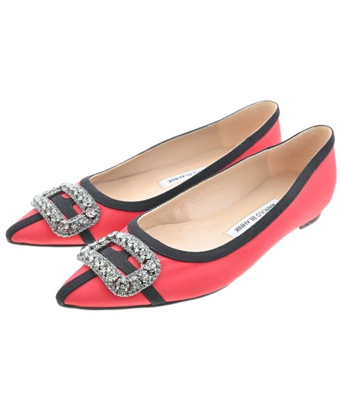 MANOLO BLAHNIK(マノロ　ブラニク)パンプス 赤 サイズ:EU37(23.5cm位)/2200667011267