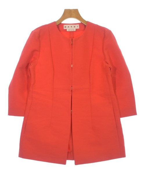 MARNI(マルニ)ノーカラージャケット オレンジ サイズ:42(M位)/2200640516529