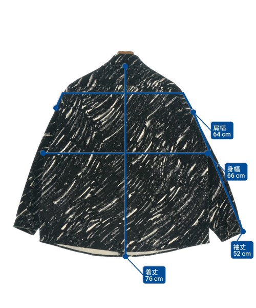 MARNI（マルニ）カジュアルシャツ 黒 サイズ:48(XXL位) メンズ/2200641877018