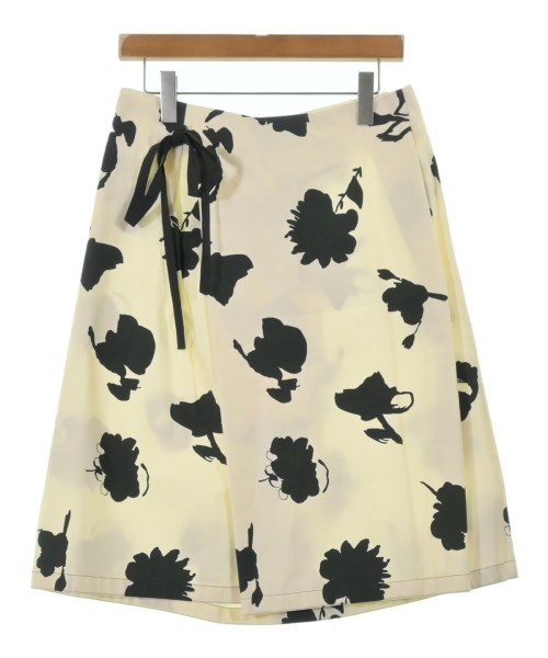 MARNI(マルニ)ひざ丈スカート 白 サイズ:40(M位)/2200598193025