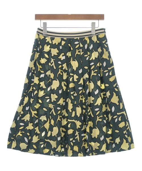 MARNI(マルニ)ひざ丈スカート 緑 サイズ:42(M位)/2200608208473
